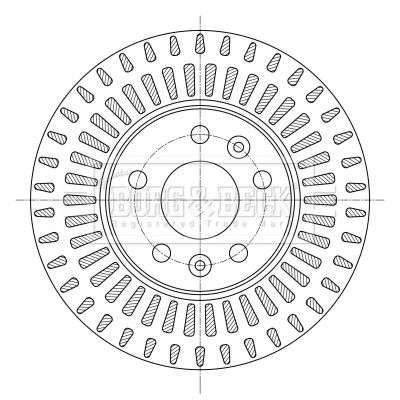 BORG & BECK Тормозной диск BBD5391